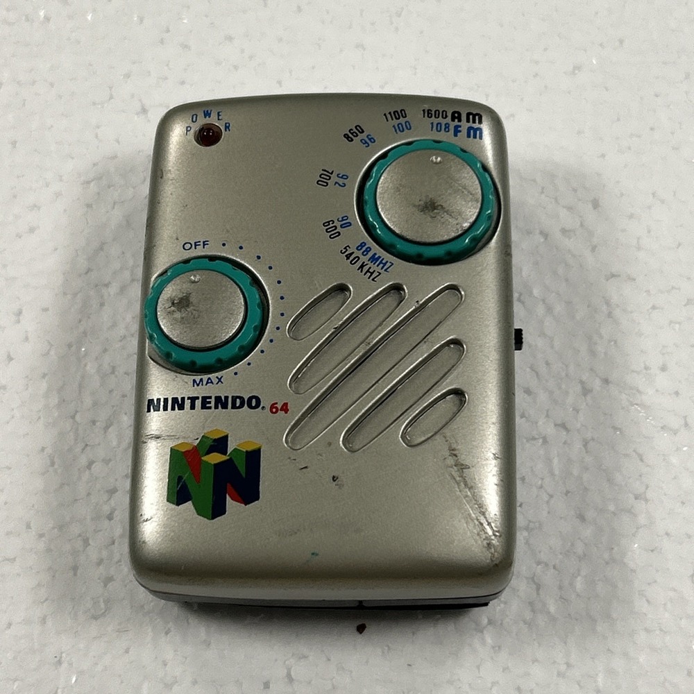 Nintendo 64 Super Mario AM/FM Radio Tested Working